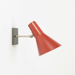 Red wall lamp by Anvia - Retro Studio