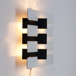Vintage Anvia modernistische wandlamp zwart