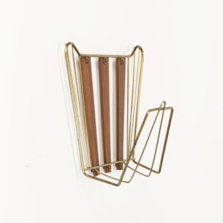 Wandrekje koper/hout - Retro Studio