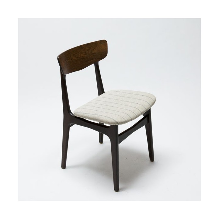 Palissander eettafel stoelen set van 4 - Retro Studio