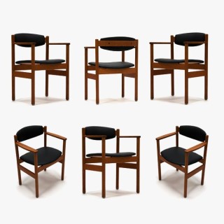 FDB Denmark stoelen set van 6 - Retro Studio