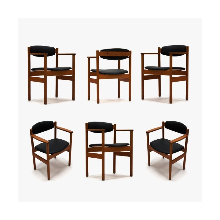 FDB Denmark chairs set of 6 - Retro Studio
