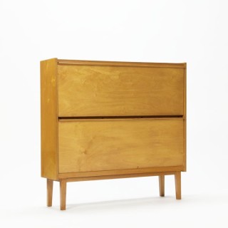 Schoenenkast in berkenhout - Retro Studio