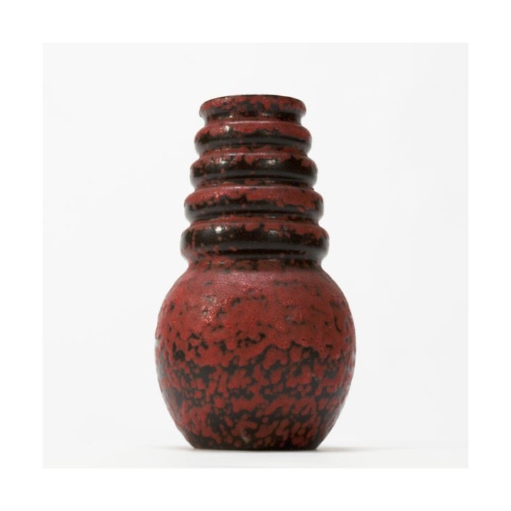 Large West-Germany vase lava red - Retro Studio