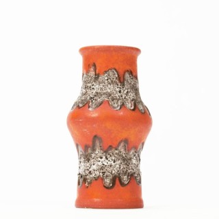 West-Germany vase lava/orange - Retro Studio