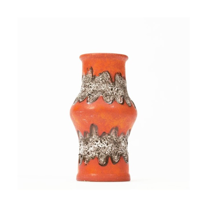 West-Germany vase lava/orange - Retro Studio