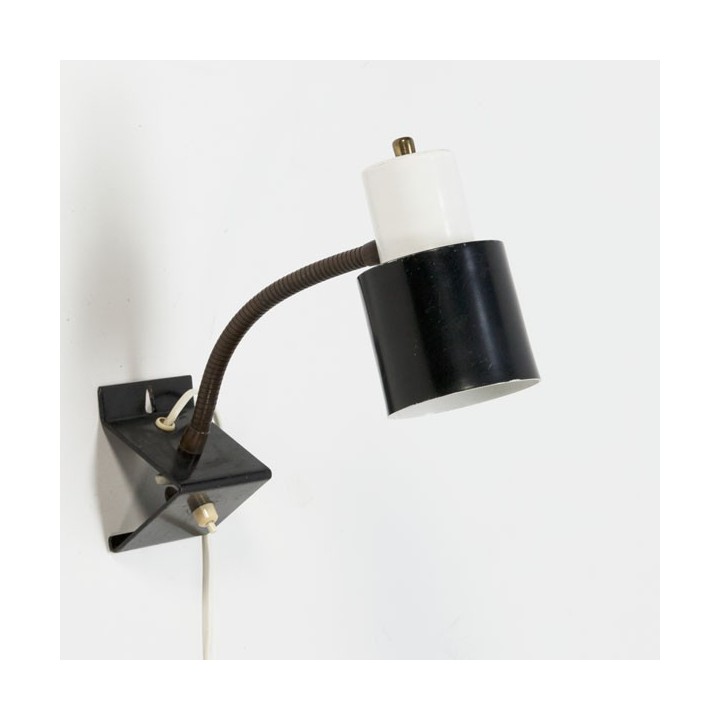Hala wandlamp zwart/ wit - Retro Studio