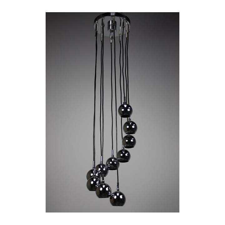 Luster met chromen bolletjes - Retro Studio