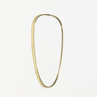 Mirror with brass colored edge - Retro Studio