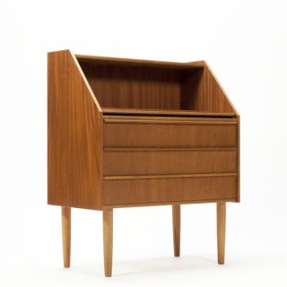 Scandinavische secretaire in teak - Retro Studio