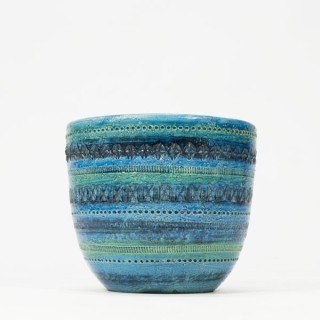 Large flowerpot numbered and marked Italy - Retro Studio