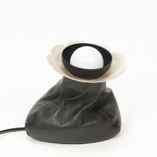 Table lamp leather base - Retro Studio