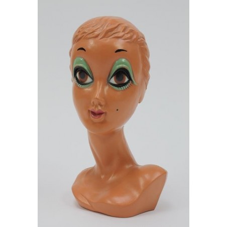 Plastic head from the 60's/70's