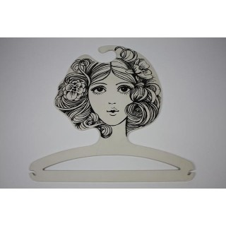 Plastic kledinghanger vrouw 1 - Retro Studio