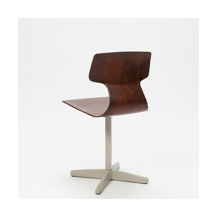 Industrieel kinder schoolstoeltje Galvanitas - Retro Studio