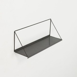 Book shelf perforated metal black - Retro Studio