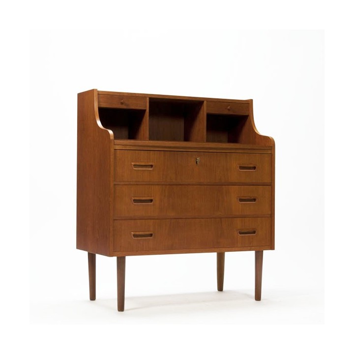 Scandinavische design secretaire vintage jaren 60 - Retro