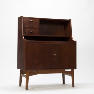 Scandinavian design secretary teak - Retro Studio