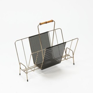 Perforated metal magazine rack - Retro Studio