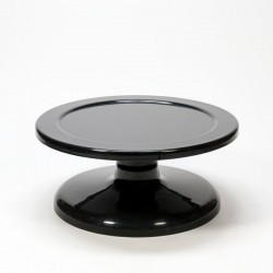 Black plastic space coffee table