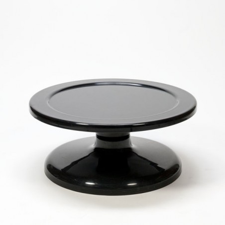 Zwarte plastic space salontafel