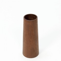 Vintage small wooden vase