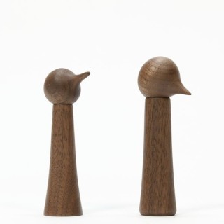 Set of 2 small teak objects - Retro Studio