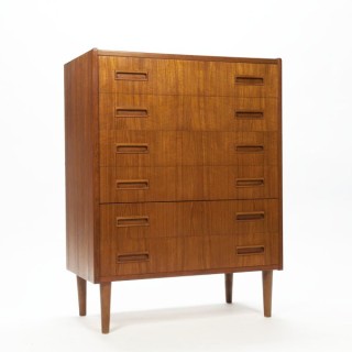 Deense ladenkast in teakhout - Retro Studio