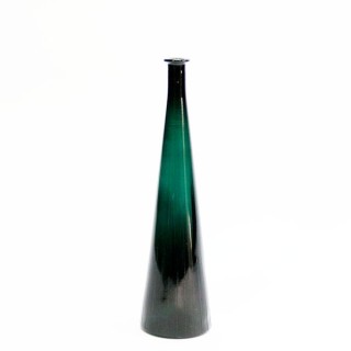 Large glass vase blue/green - Retro Studio