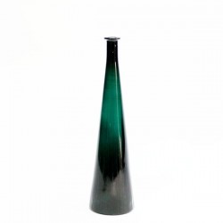 Large glass vase blue/green