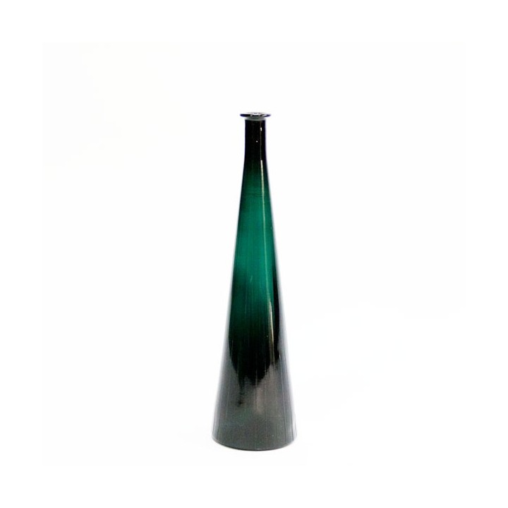 Large glass vase blue/green - Retro Studio