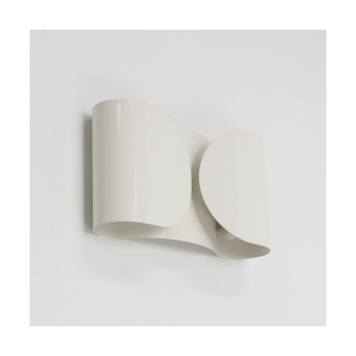 Wit metalen design wandlamp - Retro Studio