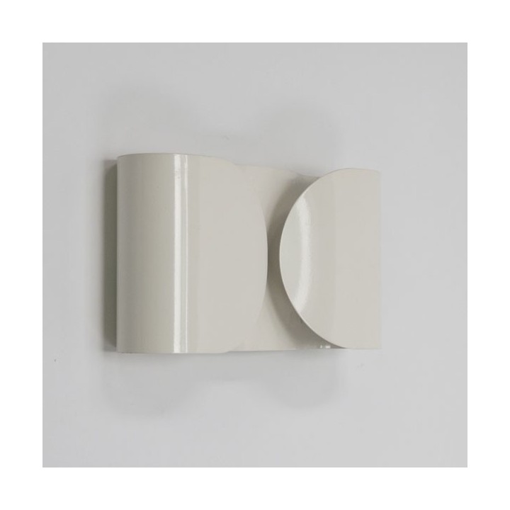 Wit metalen design wandlamp - Retro Studio