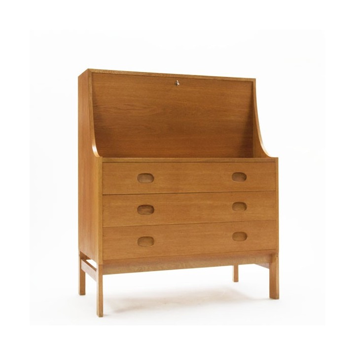 Scandinavian secretary in oak - Retro Studio