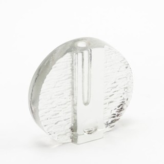 Glazen vaas/ object jaren 70 - Retro Studio