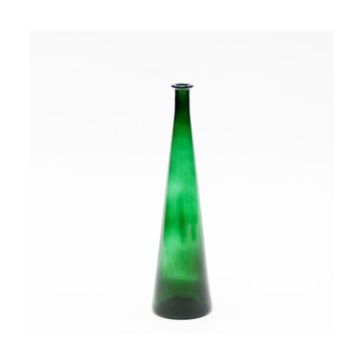 Large glass vase green - Retro Studio