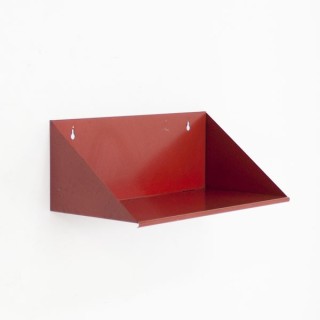 Rood metalen boekenplank - Retro Studio