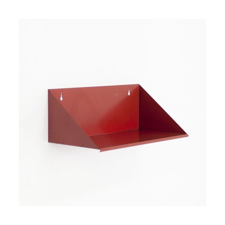 Rood metalen boekenplank - Retro Studio
