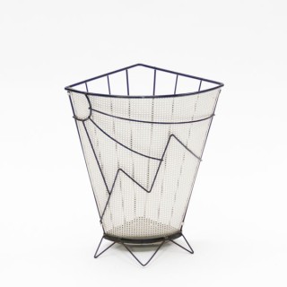 Vintage umbrela stand perforated metal - Retro Studio