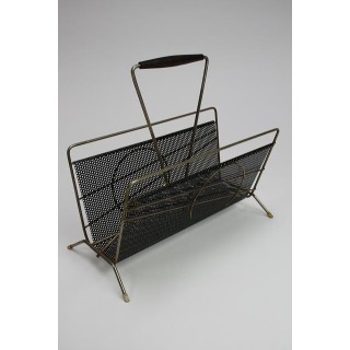 Metalen magazine rek 50's - Retro Studio