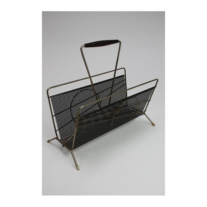 Metalen magazine rek 50's - Retro Studio