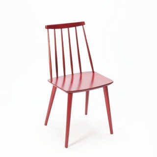 Rode spijlenstoel - Retro Studio