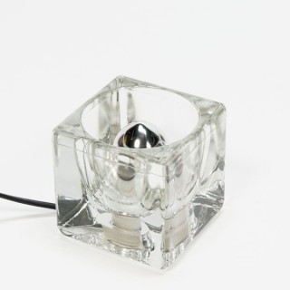 Small glass Putzler table lamp - Retro Studio