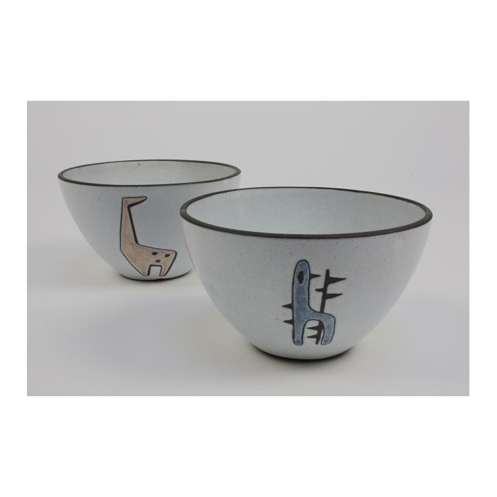 Flowerpot 1960's set of 2 - Retro Studio