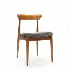 Scandinavian chair grey upholstery