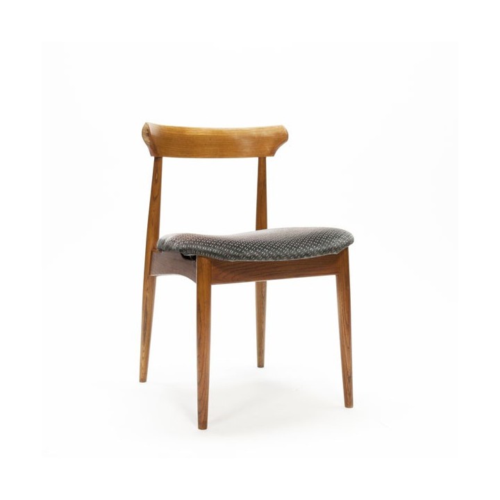 Scandinavian chair grey upholstery - Retro Studio