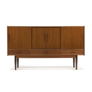 Scandinavisch dressoir in teakhout - Retro Studio