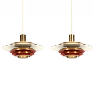 Set van 2 Scandinavische hanglampen - Retro Studio