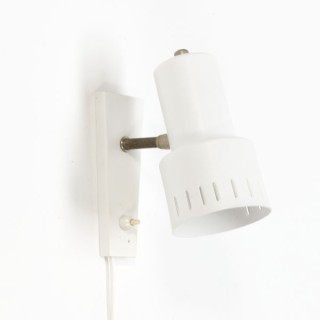 Wit metalen wandlamp - Retro Studio