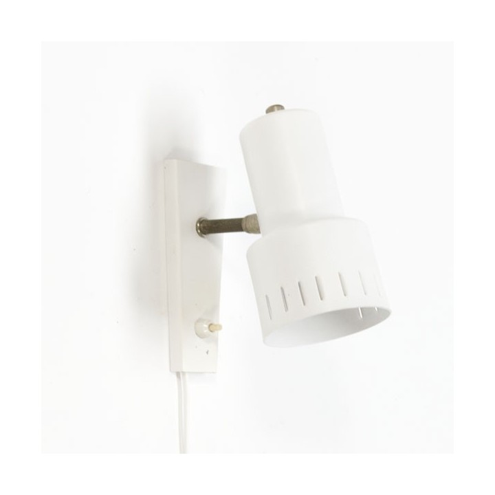 Wit metalen wandlamp - Retro Studio